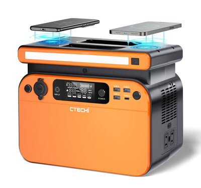 【Refurbished】CTECHi GT500 Portable Power Station 500W 518Wh LiFePO4 Battery