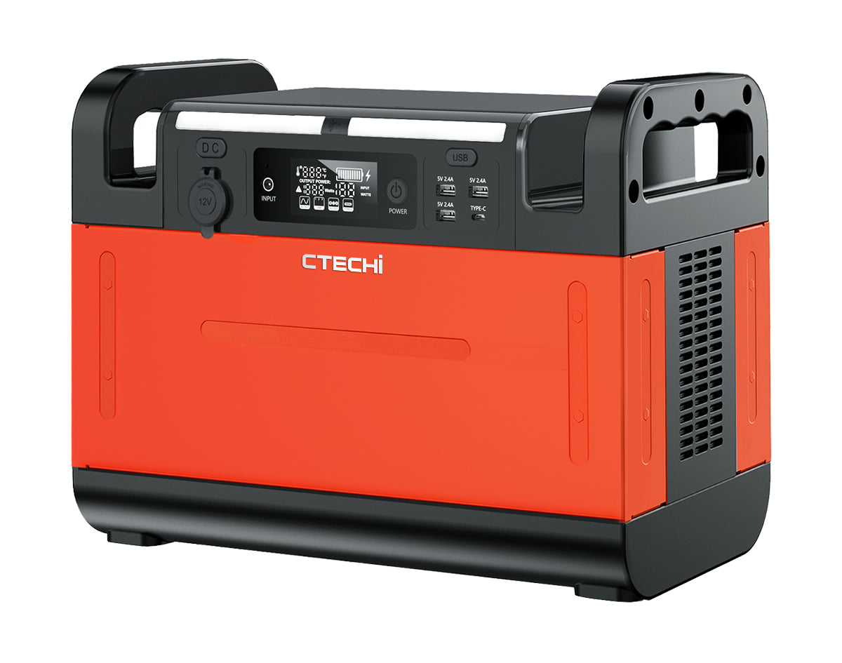 CTECHi GT1500 LiFePO4 Portable Power Station 1500W 1210Wh