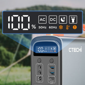 【Update Version】CTECHi GT200 320Wh LiFePO4 Portable Power Station